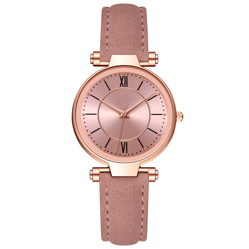 A Amazon wish new belt watch, women colorful face sun pattern quartz watch Women Watches - Mixbatch