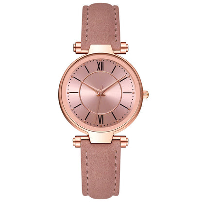 A Amazon wish new belt watch, women colorful face sun pattern quartz watch Women Watches - Mixbatch