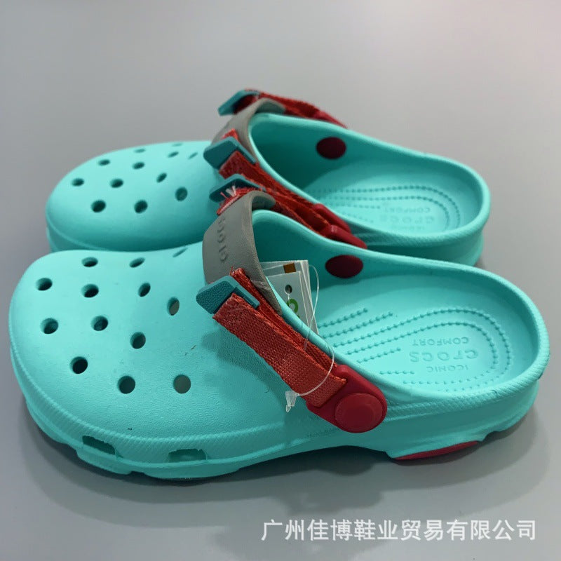 A children's shoes small trin hole shoes popular CROS boys and girls soft-soled outdoor beach non-slip cool slippers