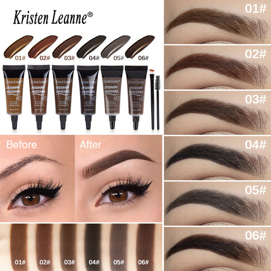 A eyebrow glue waterproof eyebrow dye cream