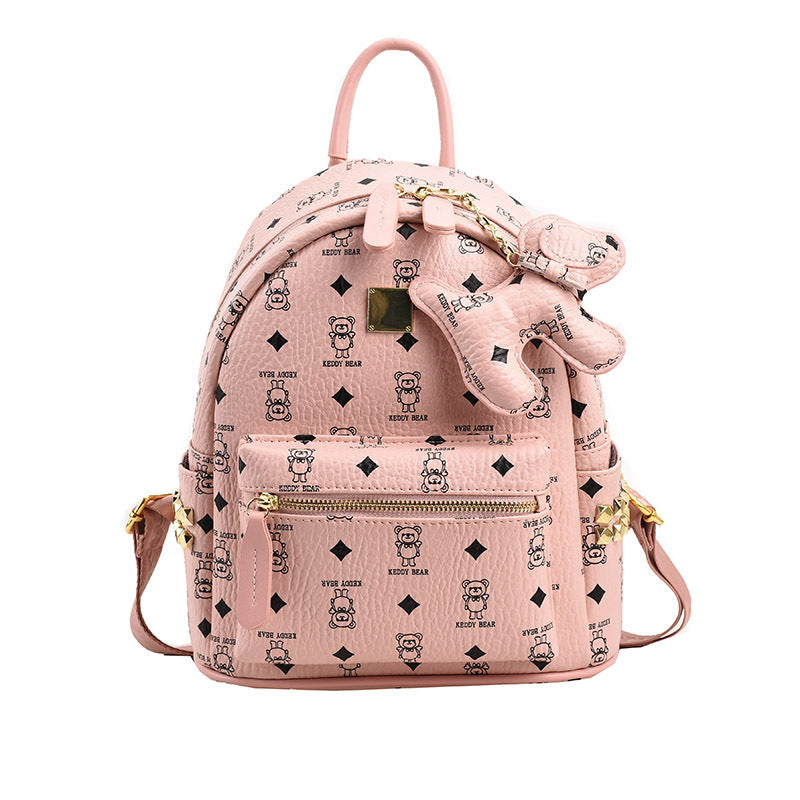 A new trendy fashion versatile large capacity lightweight backpack foreign style handbag