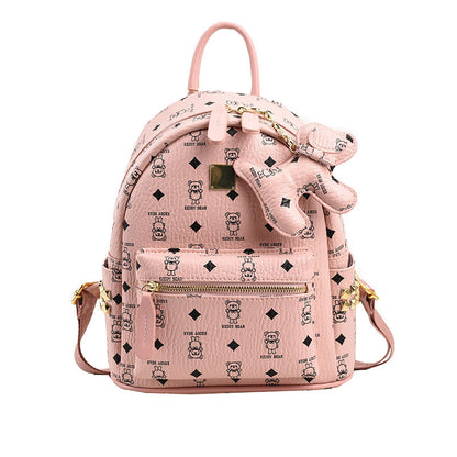 A new trendy fashion versatile large capacity lightweight backpack foreign style handbag