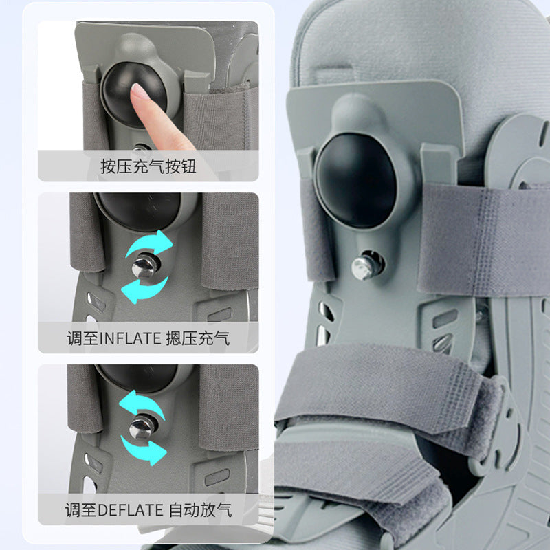 Ankle fixation brace, toe fracture brace, ankle fixator, metatarsal fissure, plaster walking shoes