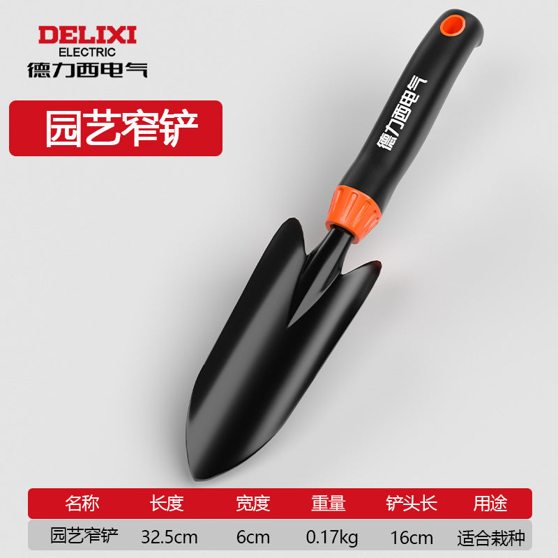 A Gardening tools, small shovels, growing vegetables, growing flowers, household shovels, beach catching sea tools, three-piece set