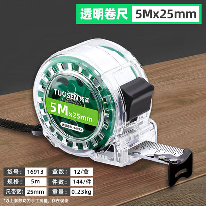 A5m tape measure 5m durable self-locking steel tape measure stainless steel belt box measure wholesale tape measure in large quantities