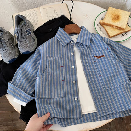 A boy's striped shirt - Mixbatch