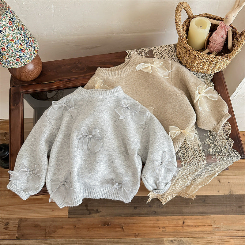 A children's knitted sweater