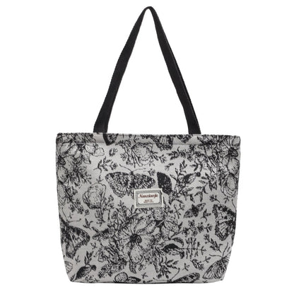 A new canvas bag women's ins versatile shopping commuter tote bag women's bag