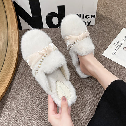 A plush slipper