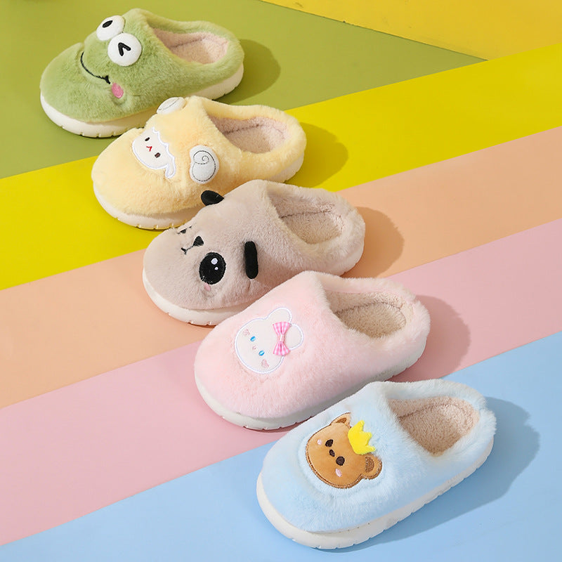 A children's thermal slippers