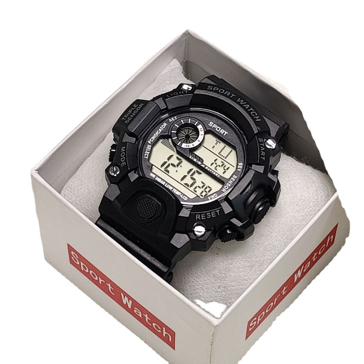 A Student Multifunctional Alarm Sports Electronic Watch Adult Outdoor Special Forces Anti-drop Waterproof Luminous Mechanical Watch