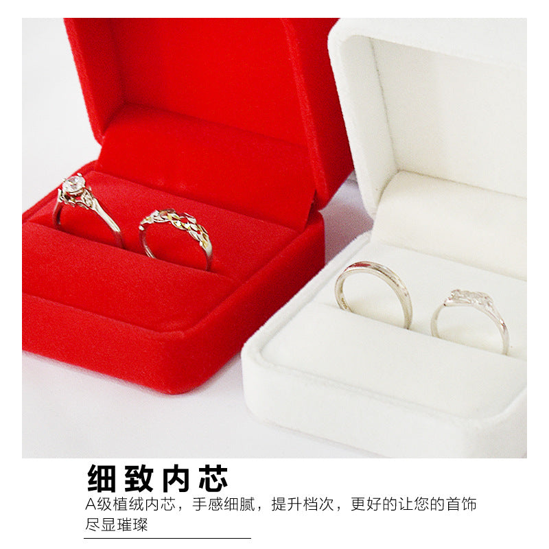 A ring flannel box custom LOGO