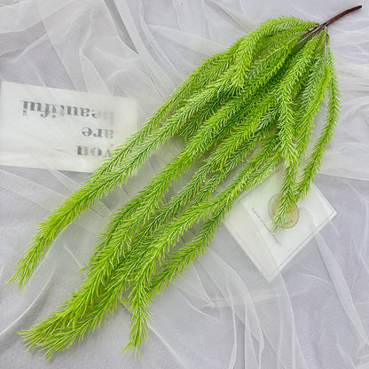 A houndstail hanging large shopping mall event decoration wedding plant wall decoration wall
