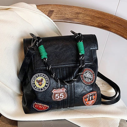 A pattern backpack