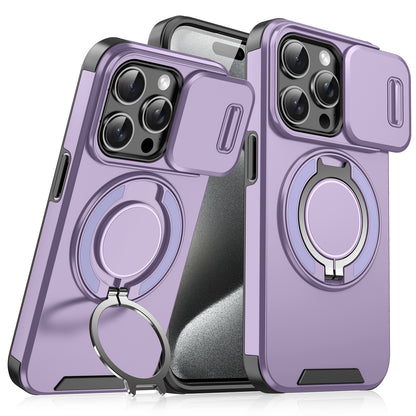 A Lens sliding window protection mobile phone case