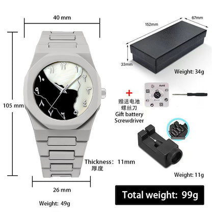 A Men's Premium Waterproof Women's Watch South East Asia Middle East Popular Plastic Men's Quartz Watch