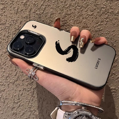 A letter printed mobile phone protective case