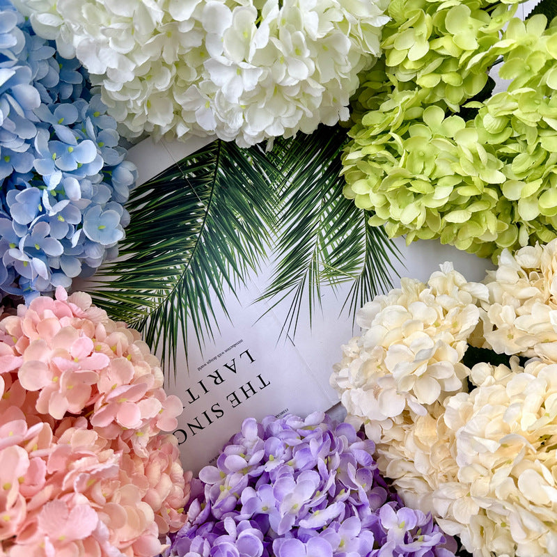 زينة زهور الكوبية "مييو" بخمسة رؤوس، زهور صناعية لتزيين حفلات الزفاف، قماش مصقول، زهور صناعية لتزيين الفنادق 