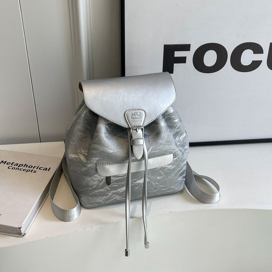 A niche fashion backpack woman