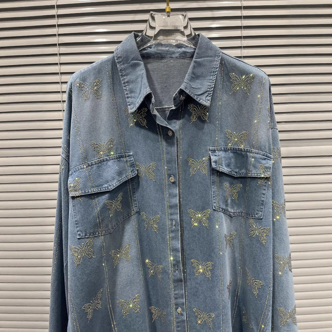 A denim shirt