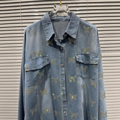 A denim shirt