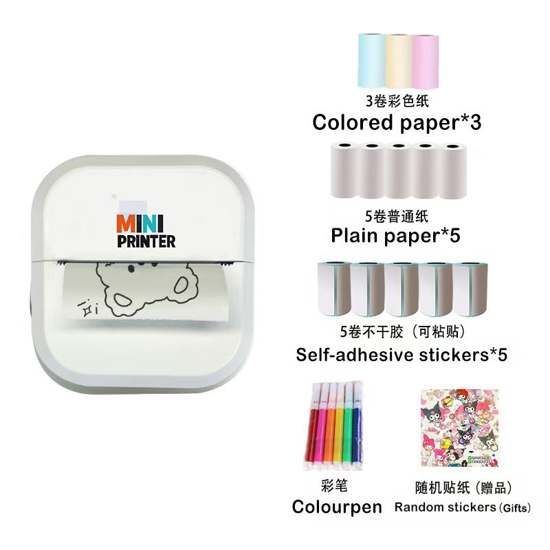 A Mini Label Printer Portable