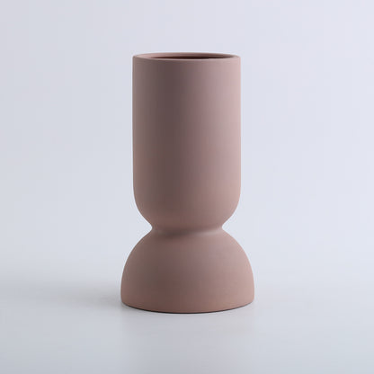 A ceramic vase decorative ornament