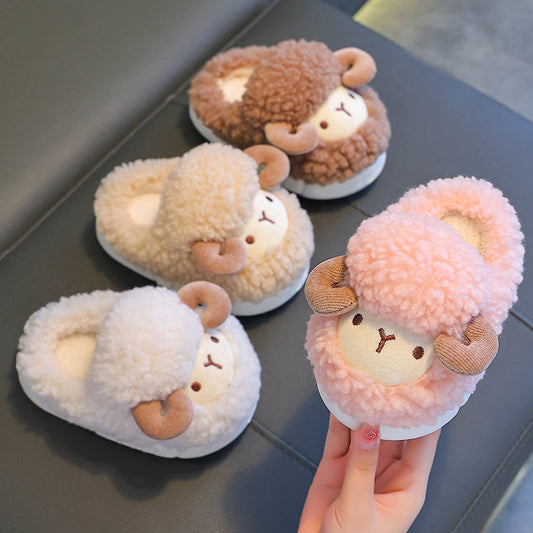 A children's thermal slippers