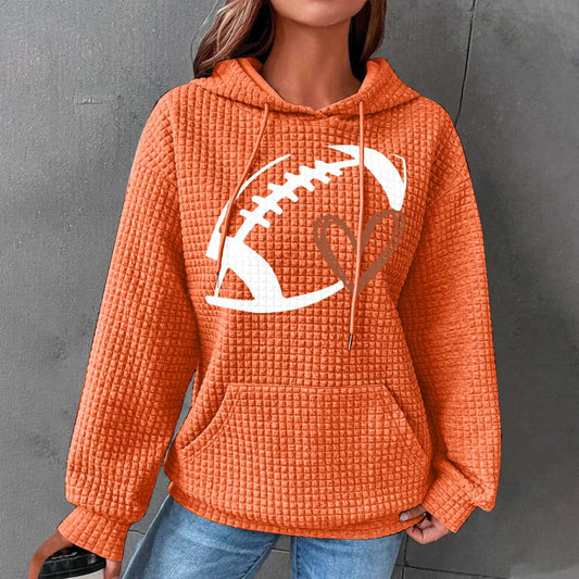 A printed sweater