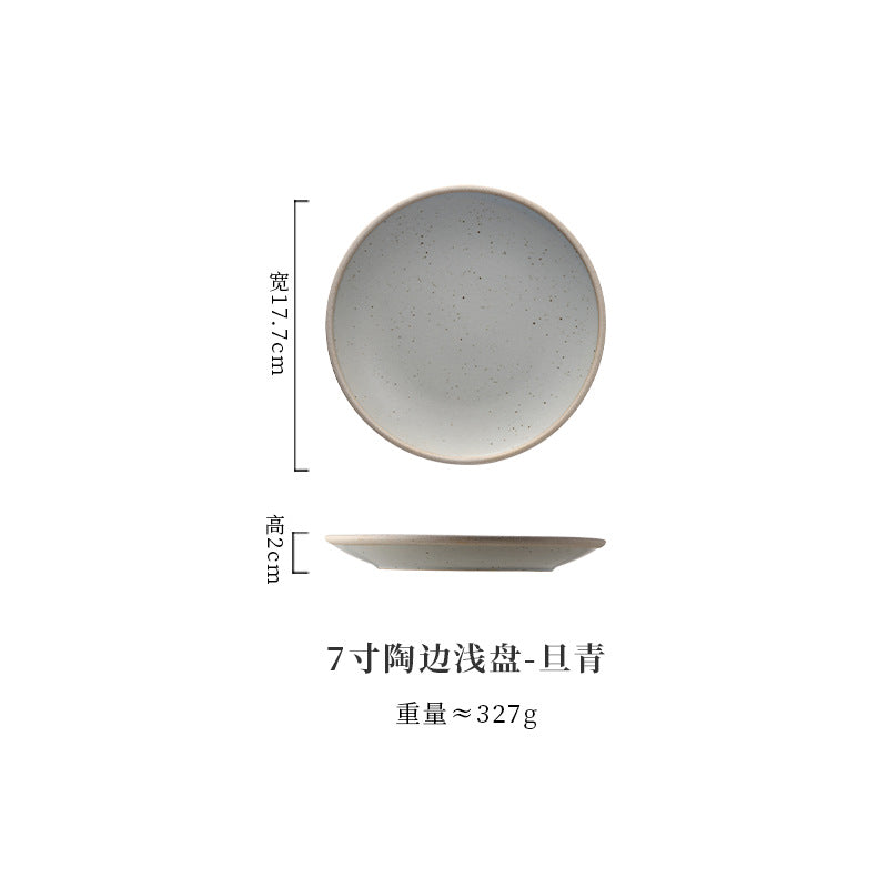 A Western food plate ceramic tableware
