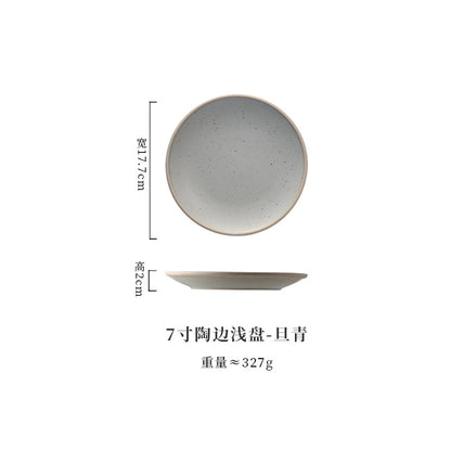 A Western food plate ceramic tableware