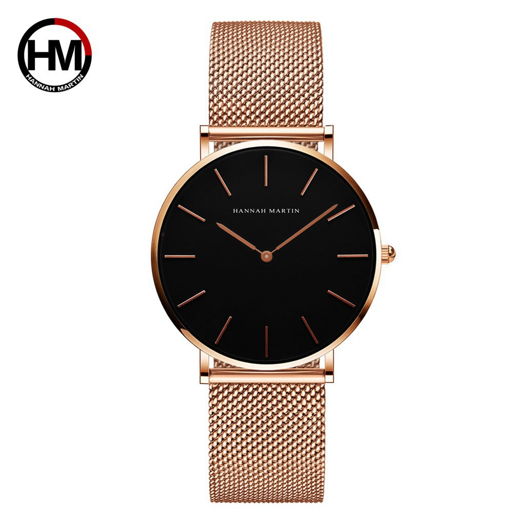 A Simple Casual Versatile Temperament Women's Watch Fashion Waterproof Watch Wholesale