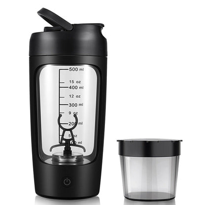 كوب خلط أوتوماتيكي قابل لإعادة الشحن، كوب خلط مسحوق البروتين الرياضي المحمول 