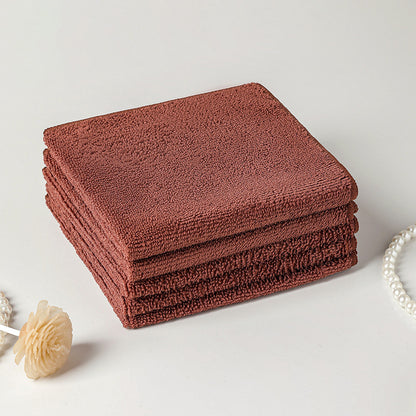 A 350G warp knitted microfiber towel high elastic silk locking edge does not shed hair and does not fade housekeeping cleaning kitchen rag