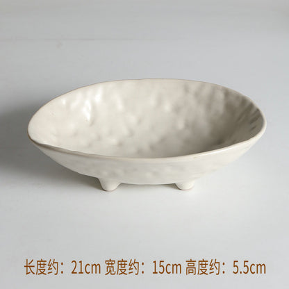 A ceramic handmade tableware