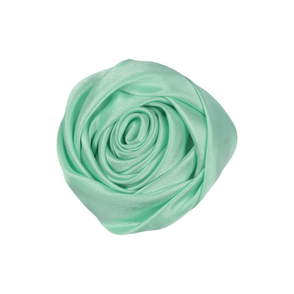 A 5.5cm satin silk cloth rose bud DIY hand bouquet corsage jewelry display case decorative jewelry flower head - Mixbatch