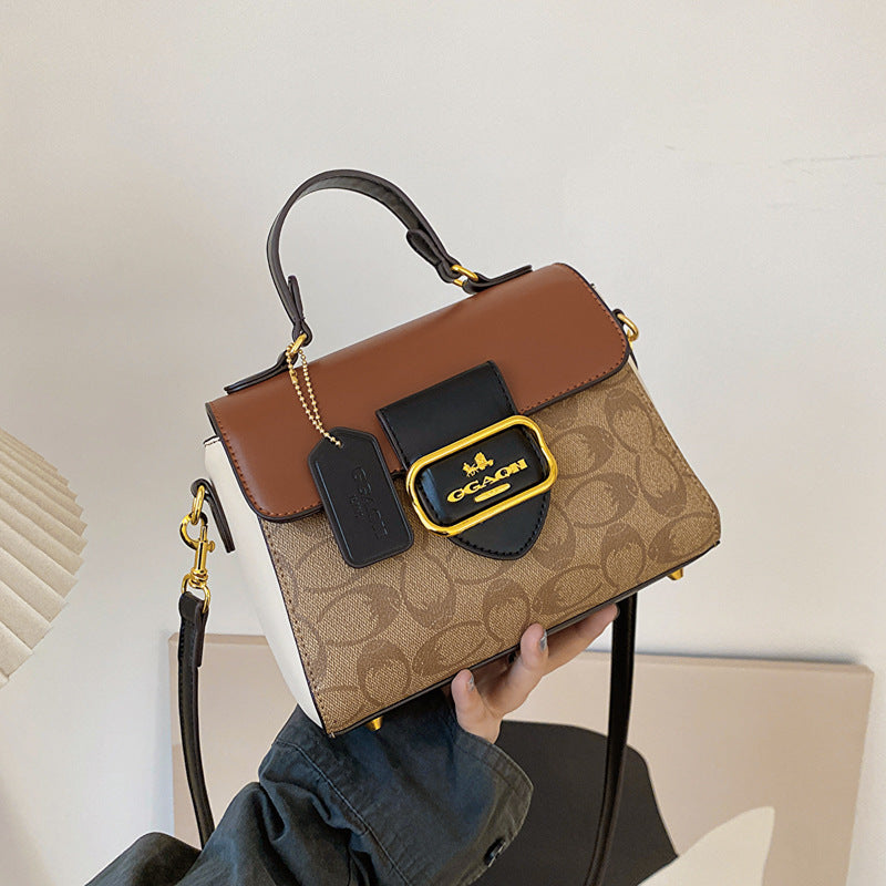 A new French niche fashion design retro shoulder handbag versatile messenger bag - Mixbatch