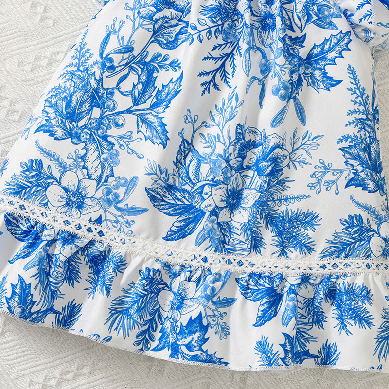 A girl A word princess dress children's fresh casual skirt baby summer dress girls dress - Mixbatch