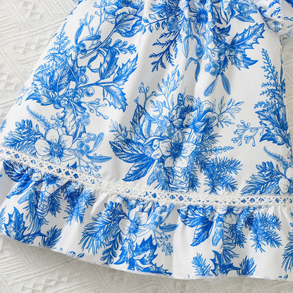 A girl A word princess dress children's fresh casual skirt baby summer dress girls dress - Mixbatch