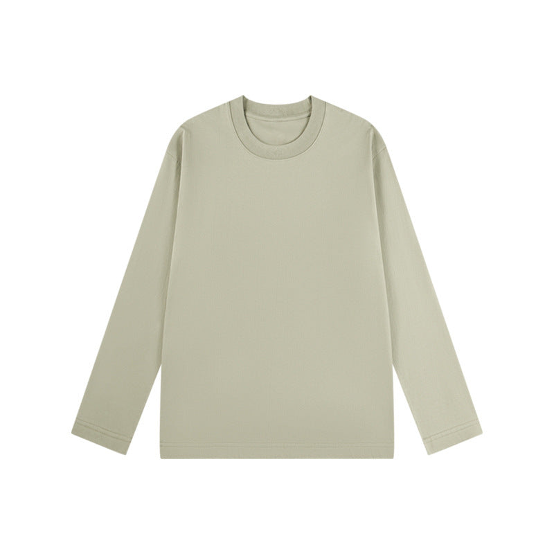 A cotton long-sleeved top