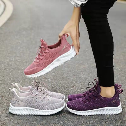 Spring and Autumn Season Hair Replacement Soft Sole Middle aged Mom Sports and Leisure Middle aged and Elderly Walking Shoes Cross border for Women 0.5kg - Mixbatch