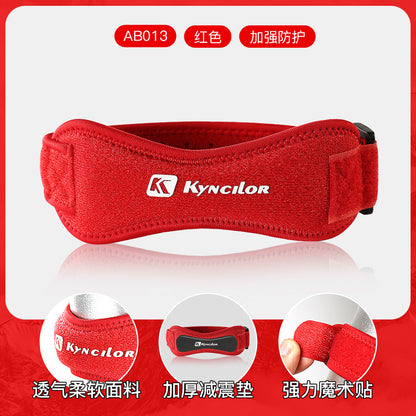 A Sports pressurized professional patella belt outdoor running fitness knee protection special sheath men shock absorption breathable protective gear women