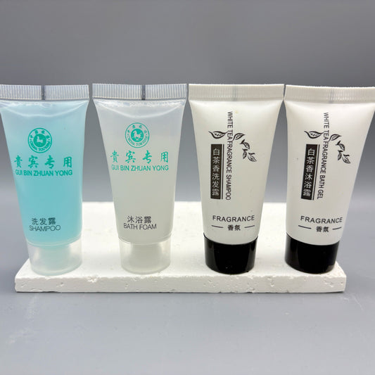 1000 pieces free shipping by sea to Beirut hotel disposable hose shampoo body wash 20ml