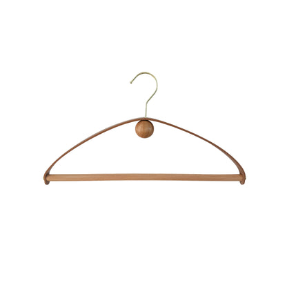A beech leather hanger pants hanger
