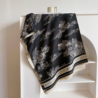 A scarf a warm shawl