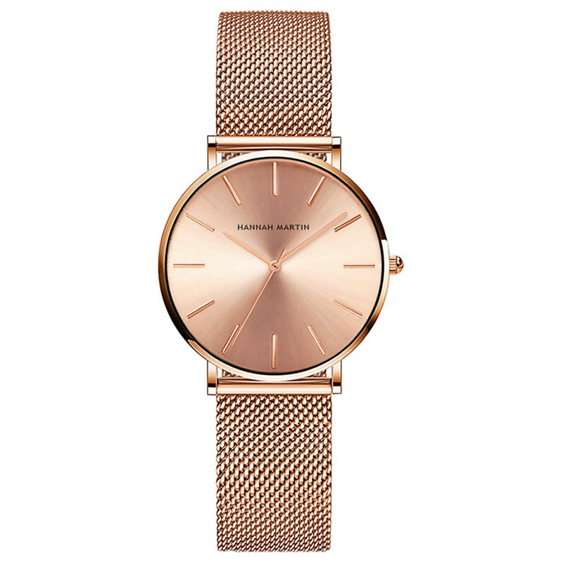 A Simple Casual Versatile Temperament Women's Watch Fashion Waterproof Watch Wholesale
