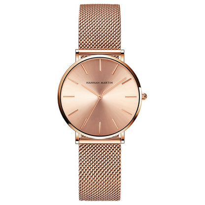 A Simple Casual Versatile Temperament Women's Watch Fashion Waterproof Watch Wholesale