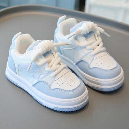 A children's sports shoes
