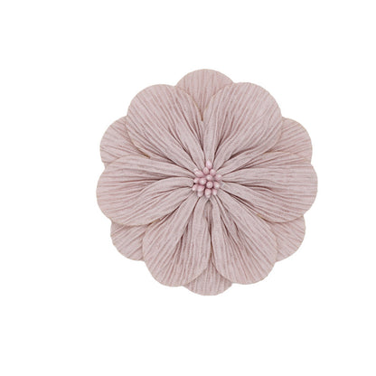 A new handmade pleated fabric flower bark pattern flower core head flower headband accessories shoes and hats flower clothing accessories 8CM - Mixbatch