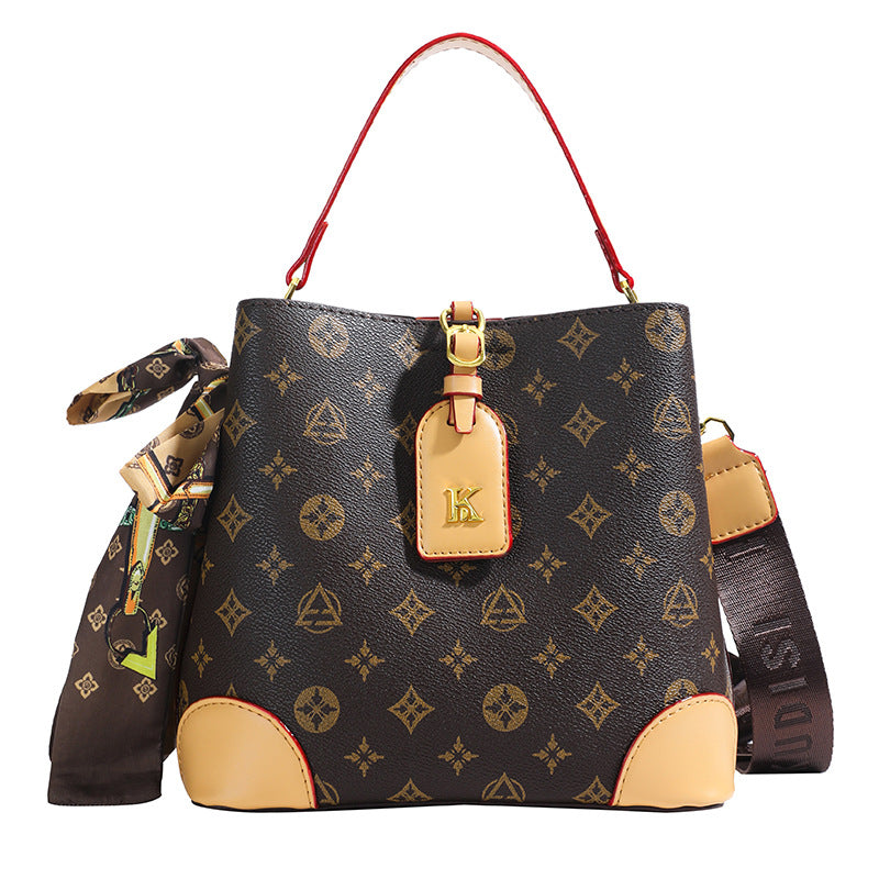 Type A printed large-capacity women's versatile portable shoulder messenger bag